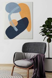 Kətan Renkli Soyut Tablo 223 - Markaev