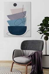 Kətan Renkli Soyut Tablo 224 - Markaev