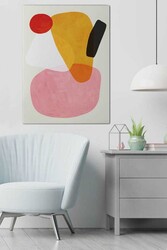 Kətan Renkli Soyut Tablo 238 - Markaev