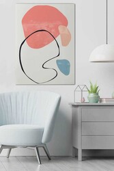 Kətan Renkli Soyut Tablo 242 - Markaev