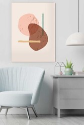 Kətan Saydam Renkli Deseni Tablo 0587 - Markaev