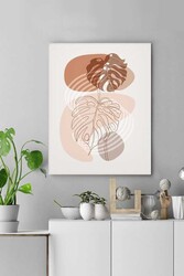 Kətan Sonbahar Çiçek Deseni Tablo 0591 - Markaev