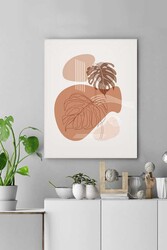 Kətan Sonbahar Çiçek Deseni Tablo 0592 - Markaev