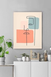 Kətan Sür Realist Yüz Deseni Tablo 0599 - Markaev