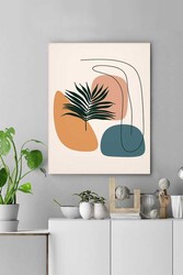 Kətan Tropical Floral Deseni Tablo 0603 - Markaev