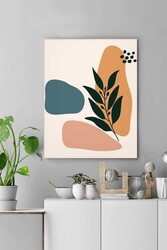 Kətan Tropical Floral Deseni Tablo 0604 - Markaev