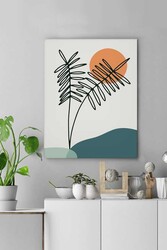 Kətan Tropical Sun Deseni Tablo 0607 - Markaev