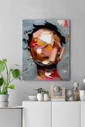 Kətan Yağlı Boya Görünümlü Portre Tablo 0004 - Markaev