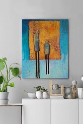 Kətan Yağlı Boya Görünümlü Tablo 0034 - Markaev