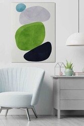 Kətan Yeşil Modern Tablo 233 - Markaev