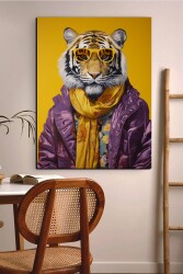 Kaplan Portresi Canvas Tablo - Markaev