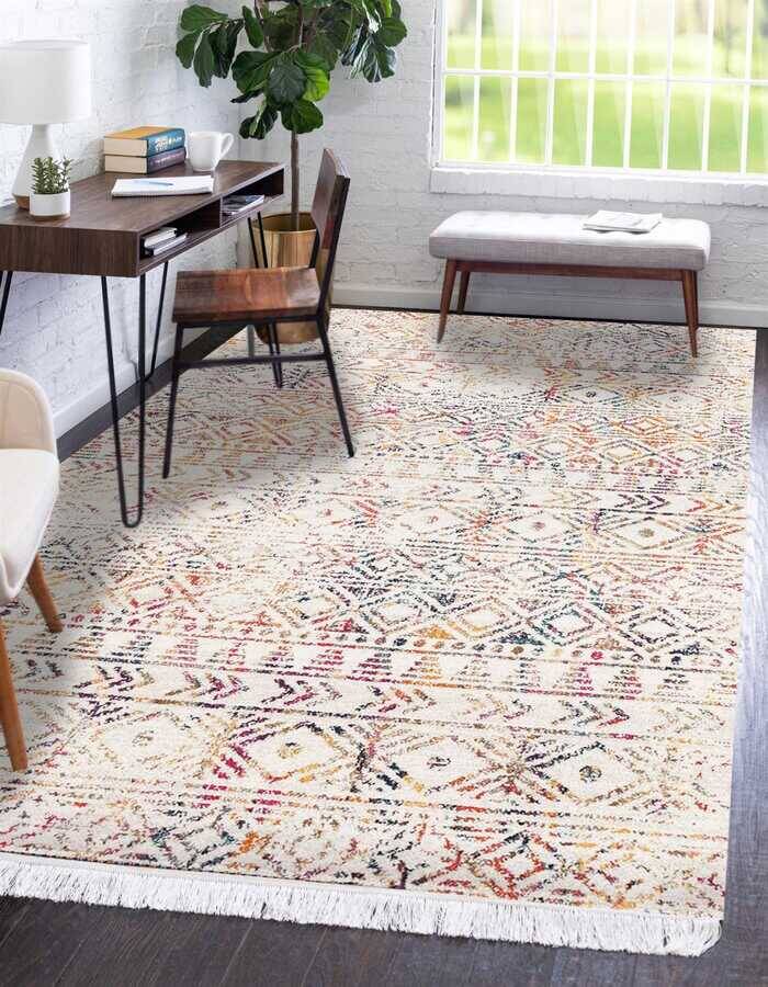 Karışık Renkli İskandinav Kilim 016 - 2