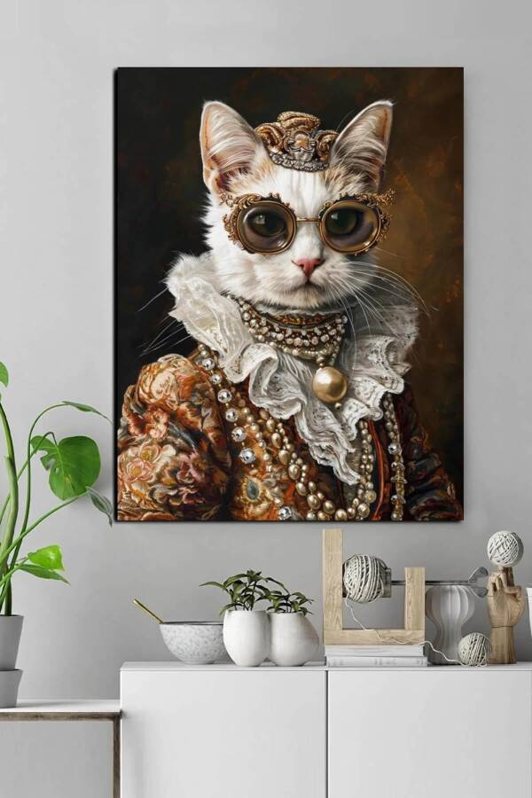 Kedi Portresi Canvas Tablo - 1