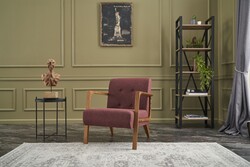 Kemer Kreslo Koyu Kırmızı - Evdebiz