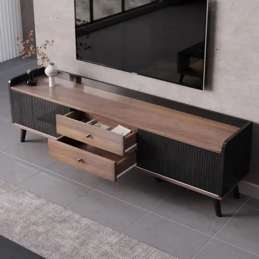 Kleuren Tv Stend - Qara/Cəviz - 4