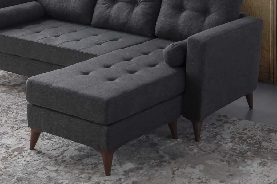 Kraft Künc Divan - Tünd Boz - 6