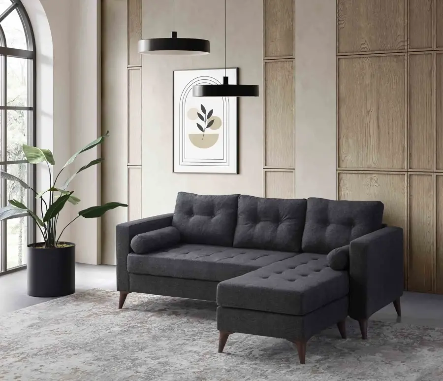 Kraft Künc Divan - Tünd Boz - 5
