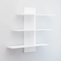 Lale Divar Rəfi - Ağ - Decoroom Collection (1)