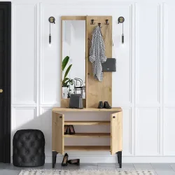 Lasha Güzgülü Dəhliz Dolabı - Meşə - Decoroom Collection (1)