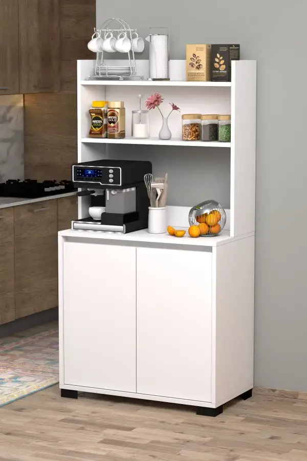 Latte Çox Məqsədli Dolab - Ağ - 3