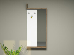 Lavaca Güzgülü Dəhliz Asılqanı - Ağ/Cəviz - Modev (1)