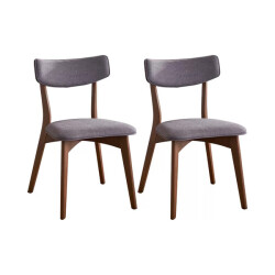 Lavenya Stul Ceviz Ayaq - Boz - Mobella (1)