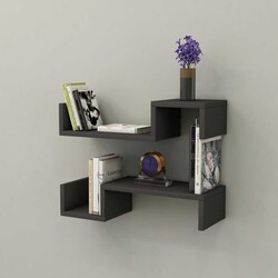 Lemans Divar Rəfi - Antrasit - Modev (1)