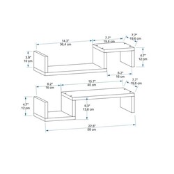 Lemans Divar Rəfi - Meşə - 3