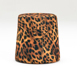 Leopar Konik Pufik Renkli - Evdebiz