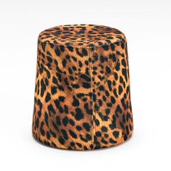 Leopar Konik Pufik Renkli - Evdebiz (1)