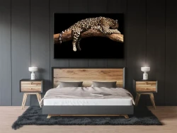 Leopard Sleeping Kətan Tablo TB1602 - 3