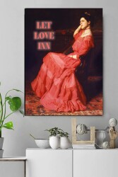 LET LOVE INN Kanvas Tablo - Markaev