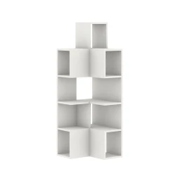 Leylak 3 Divar Rəfi - Ağ - Decoroom Collection (1)