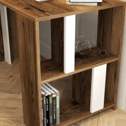 Lima Çalışma Masası - Cəviz/Ağ - 4