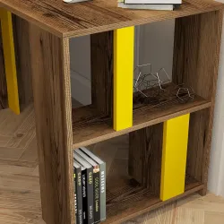 Lima Çalışma Masası - Cəviz/Sarı - 4