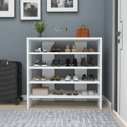 Lindita Ayaqqabı Dolabı - Ağ - Decoroom Collection (1)