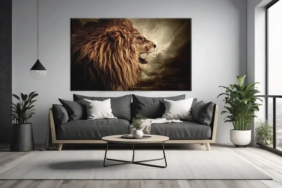 Lion Kətan Tablo TB1249 - 2