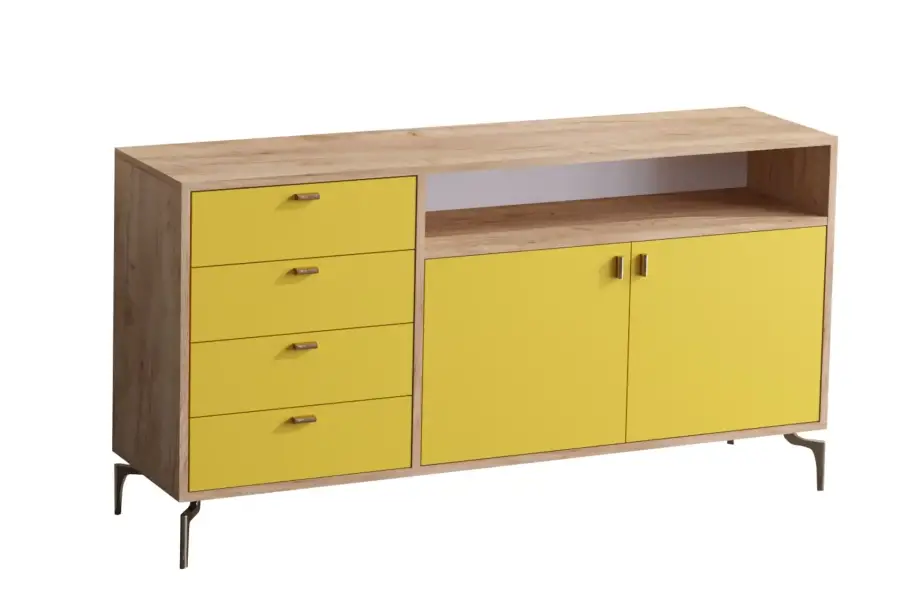 Liora Konsol, 2 Qapılı - Sarı/Meşə - 3