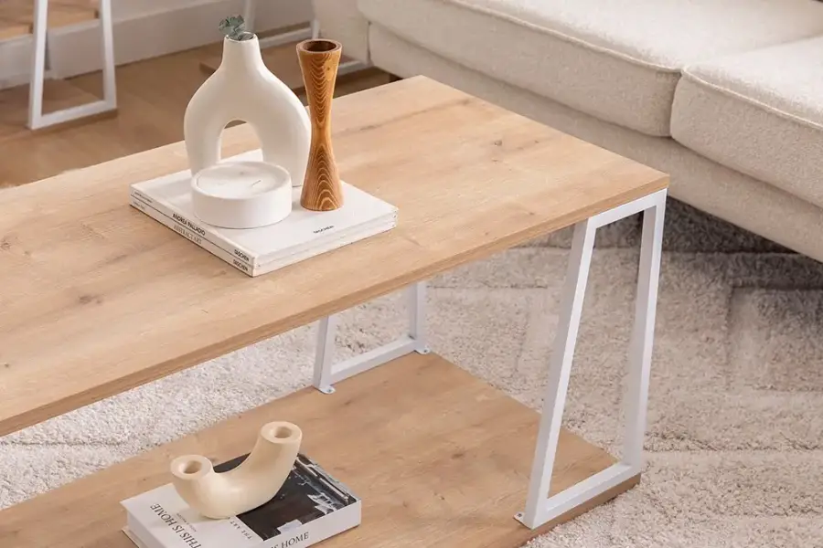 Lissa Jurnal Masası - Meşə/Ağ - 4