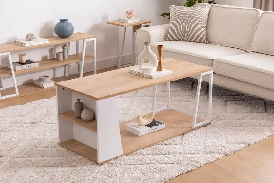 Lissa Jurnal Masası - Meşə/Ağ - 1