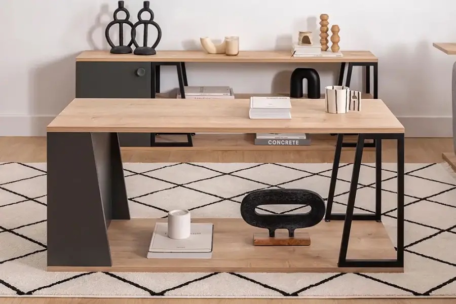 Lissa Jurnal Masası - Meşə/Antrasit - 2