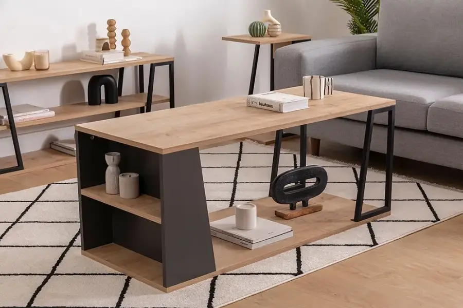 Lissa Jurnal Masası - Meşə/Antrasit - 1