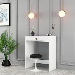 Lizbon Mini Makiyaj Masası - Ağ - Modev (1)