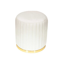 Long Line Gold Pufik - Ağ - Zemhome (1)