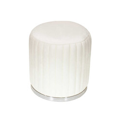 Long Line Silver Pufik - Ağ - Zemhome (1)