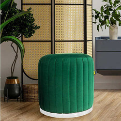 Long Line Silver Pufik - Yaşıl - Zemhome