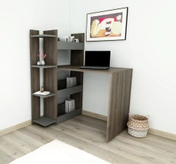 Lorah Çalışma Masası - Cəviz/Antrasit - 2