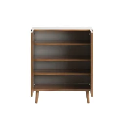 Luce Ayaqqabı Dolabı - Cəviz - Decoroom Collection (1)