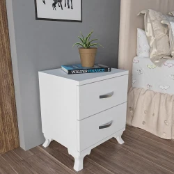 Lukens Tumba - Ağ - Decoroom Collection (1)