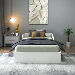 Luses Bir Nəfərlik Çarpayı - Ağ - Modev (1)